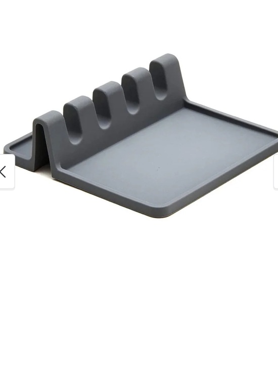 Other - Silicone utensils organizer serving spoon spatula  Accessory Stand Tray gray new